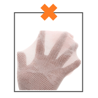 Kinder maillot met strikjes grijs